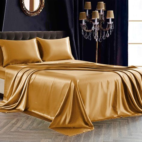 Satin Bed Sheets, Full Bed Sheets, Satin Bed, Letto King Size, Twin Xl Sheets, Twin Bed Sheets, Queen Bed Sheets, King Bed Sheets, King Size Sheets