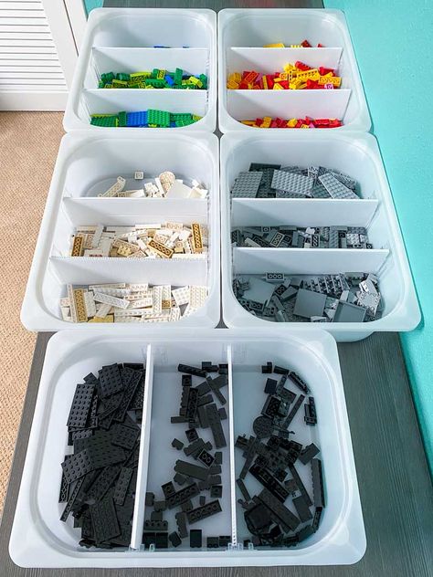 Lego storage organization