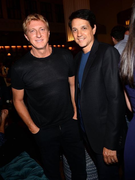 William Zabka and Ralph Macchio William Zabka And Ralph Macchio, Daniel Karate Kid, William Zabka, 90s Actors, Cobra Kai Dojo, Karate Kid Cobra Kai, Billy Boy, Kid Cobra, Kids Series