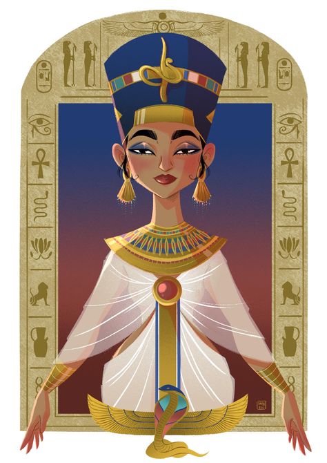 Pharaonic Design, Egyptian Illustration, Egypt Crafts, Egyptian Princess, Egiptul Antic, Ancient Egyptian Goddess, Prince Of Egypt, Egyptian Inspired, Old Egypt