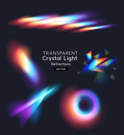 Crystal Illustration, Gradient Image, Motion Wallpapers, Crystal Rainbow, Shape Posters, Light Flare, Visual Identity Design, Light Images, Rainbow Light