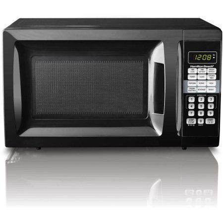 Hamilton Beach MicrowaveDelish Oven Appliance, Oven Black, Black Microwave, Countertop Microwave Oven, Small Microwave, Timer Clock, Countertop Microwave, Hamilton Beach, Microwave Cooking