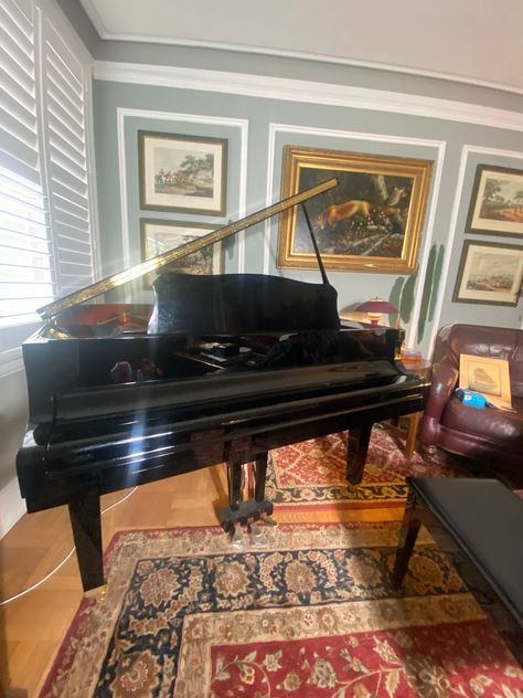 Gorgeous Like New Yamaha Acoustic Disklavier Baby Grand Piano DGB 1K Enspire ST Polished Ebony #J3785910 includes Bench , Headphones Purchased New 7/2021 for $23000 This is like Perfectly New! Plastic is still on the pedals Grand Piano Room, Yamaha Piano, Piano For Sale, Baby Grand Piano, Grand Pianos, Baby Grand Pianos, Piano Room, Grand Piano, Saint Louis