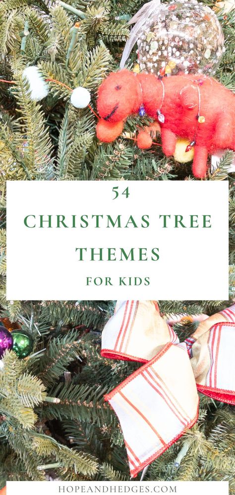 So sweet! These easy and fun Christmas tree themes for kids are simply adorable. If you're looking for Christmas tree ideas for kids, these are sure to be a hit! From a sweets theme Christmas tree to a sports theme Christmas tree, and over 54 theme Christmas tree ideas in between! Family Themed Christmas Tree, Kids Themed Christmas Tree, Kid Themed Christmas Trees, Fun Christmas Tree Ideas For Kids, Fun Christmas Tree Themes, Christmas Tree Ideas Kids, Themed Christmas Tree Ideas For Kids, Kids Christmas Tree Themes, Baby Boy Christmas Tree