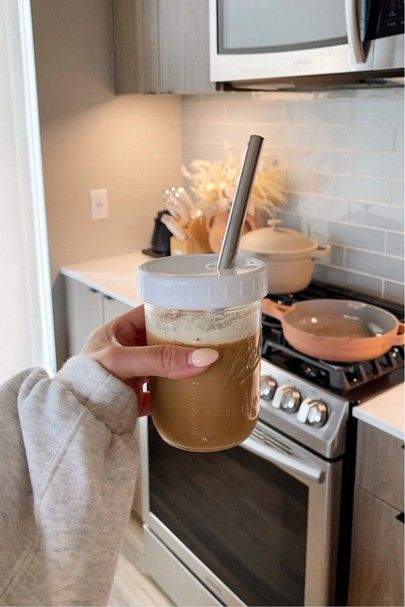 Coffee In Mason Jars Aesthetic, Mason Jars Aesthetic, Jars Aesthetic, Coffee Mason Jar, Coffee Board, Makeup Sale, Coffee Aesthetic, Coffee Enthusiast, Bubble Tea