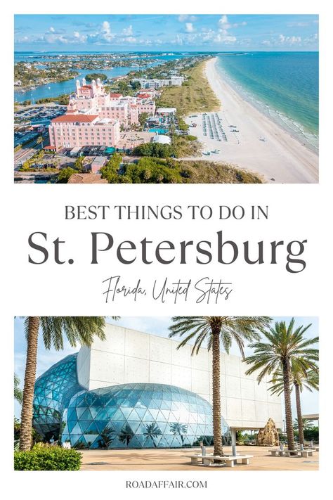 Don't miss out on the best attractions in St. Petersburg, Florida. Check out our top 18 recommendations, from beautiful beaches to tranquil parks. Save this pin to keep track of the must-see places and click through to get the complete guide. Dali Museum, St Pete Beach, St Petersburg Fl, St Petersburg Florida, Travel Articles, Gulf Of Mexico, Florida Beaches, Dali, St Petersburg