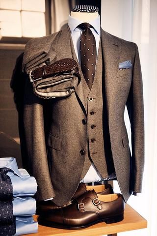 Style Guide | How Accessorise A Check Suit – Black.co.uk Terno Slim, Morning Suits, Slim Fit Blazer, Mens Attire, Brown Suits, Slim Fit Blazers, Sharp Dressed Man, Men’s Suits, Groom Suit