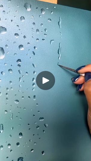 127K views · 4.1K reactions | The raindrops drawn like this look real! #art #hyperrealistic #artstudent #texturepainting #artcreative #artnature #acrylicpainting #paint #acrylic #oilpainting #painting #discoverbeauty | LFWM | Tundra Beats · Feel Good Raindrop Painting, Raindrop Drawing, Paint Acrylic, Real Art, Rain Drops, Student Art, Texture Painting, Nature Art, Creative Art