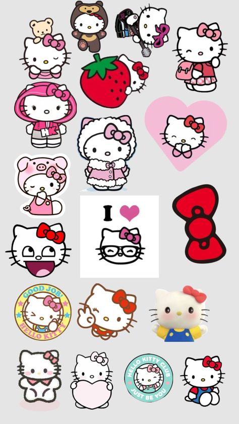 Hello Kitty Stickers Printable, Printable Hello Kitty, Hello Kitty Stickers, Stickers Printable, Hello Kitty, Kitty