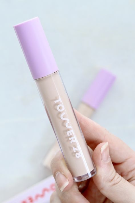 Before you buy the Tower 28 Swipe All-Over Hydrating Serum Concealer, check out my in-depth, honest review. Tower 28 Concealer, Serum Concealer, Tower 28, Covering Dark Circles, Boo Basket, Best Concealer, Is It Worth It, Liquid Concealer, Hydrating Serum