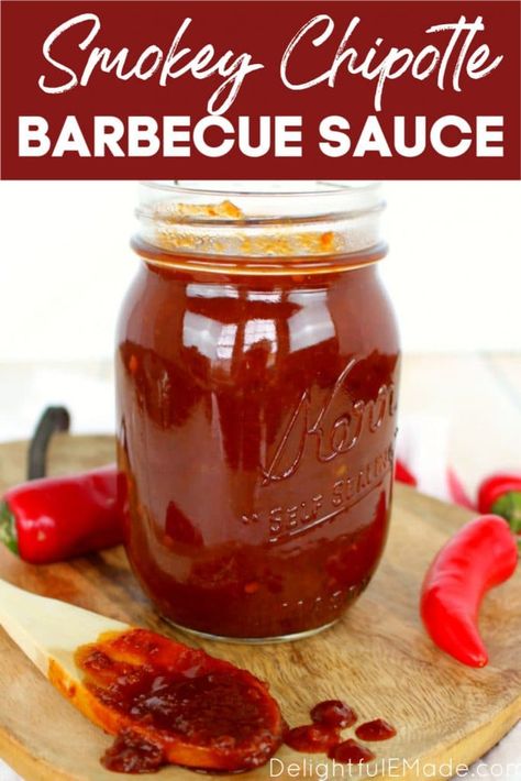 Homemade Honey Bbq Sauce, Honey Bbq Sauce Recipe, Chipotle Bbq Sauce, Barbeque Sauce Recipe, Bbq Sauce Homemade Easy, Homemade Bbq Sauce Recipe, Bbq Pork Chops, Honey Bbq Sauce, Barbecue Sauce Recipes