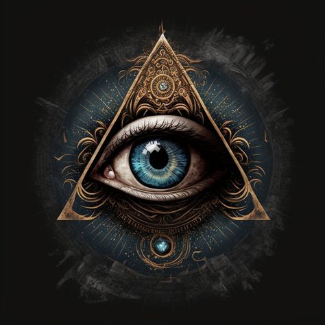 All Seeing Eye Wallpaper, All Seeing Eye Drawing, All Seeing Eye Tattoo Design, Eyes Poster, The All Seeing Eye, Eye Wallpaper, Horus Eye, Altar Art, Pyramid Eye