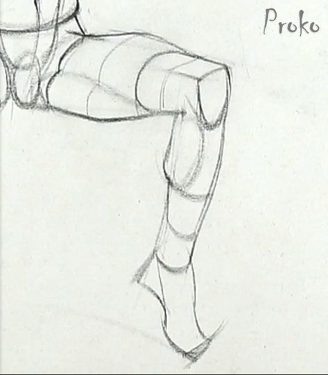 Leg Structure Drawing, Gesture Proko, Proko Drawing, Proko Anatomy, Drawing Torso, Body Structure Drawing, Leg Structure, Garderobe Design, Leg Anatomy