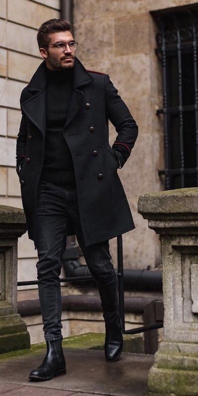 All Black Outfits Men-15 All Black Dressing Ideas for Guys Black Outfits For Men, Mode Teenager, All Black Outfits, Stil Masculin, Bad Boy Style, Black Outfit Men, Man In Black, All Black Fashion, Outfits For Men