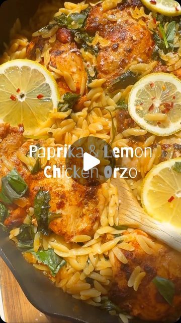 9,363 likes, 41 comments - mediterranean.diet.plan on June 25, 2024: "One pot dinner by @healthyfitbella_ What you need: 8 Chicken Thighs 1 Tbsp Paprika 1 Tsp Onion Salt 1 Tsp Garlic Granules 1 Small Onion 3...". Pan Cooked Chicken, Season Chicken, Orzo Recipes, Chicken Orzo, Paprika Chicken, Cook Chicken, One Pot Dinner, Oil Mix, Isagenix