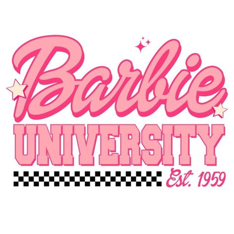 Barbie Svg, Sublimation Backgrounds, Barbie Aesthetic, Sublimation Ideas Projects Inspiration, Barbie Box, Halloween Wallpaper Cute, Mama And Mini, Junior Shirts, Barbie Theme