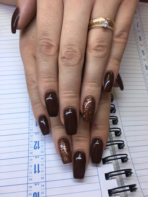 November Nail Designs, Brown Nails Design, November Nails, Fall Gel Nails, Cute Nails For Fall, Fall Acrylic Nails, Thanksgiving Nails, Nagel Inspo, Cat Kuku