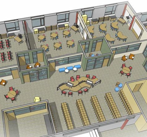 Lake Mills Elementary School | eppstein uhen architects Elementary Schools Design Floor Plans, Unique School Buildings, Building A School, Small School Building Design Floor Plans, Unique School Design, Primary School Design Architecture Plan, Future School Design Architecture, Elementary School Design Architecture, Elementary School Floor Plan