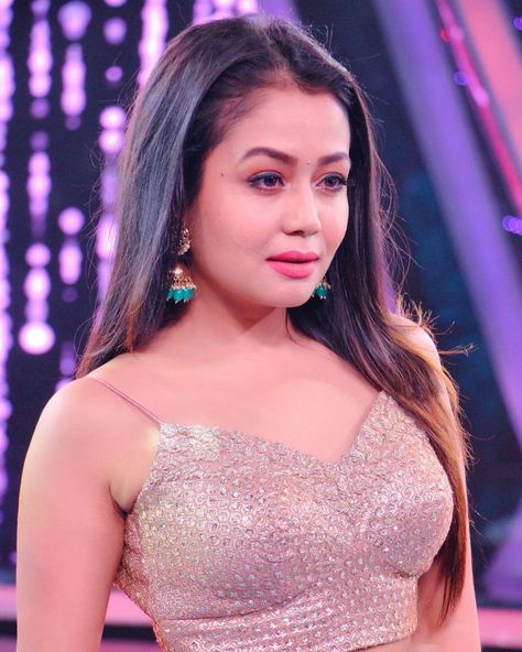 Image may contain: 1 person, closeup Neha Kakkar Dresses, Neha Kakkar, Beautiful Dresses Short, Naha, Pole Dance, Bollywood Stars, Dance Moves, Actress Photos, Desi Beauty