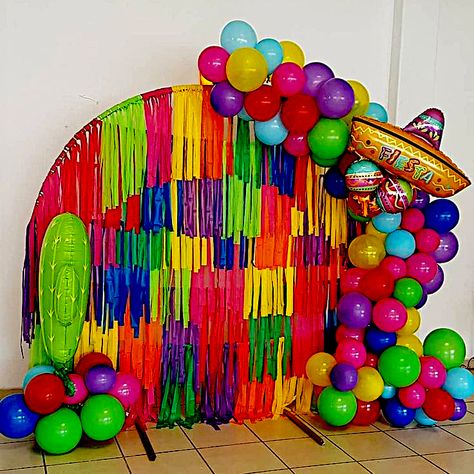 Mexican Theme Party Balloons, Fiesta Theme Party Balloon Arch, Fiesta Theme Party Decorations Backdrops, Fiesta Theme Decor, Fiesta Theme Party Balloon Garland, Mexican Party Balloon Decor, Fiesta Theme Balloon Arch, Fiesta Balloon Backdrop, Mexican Balloon Arch