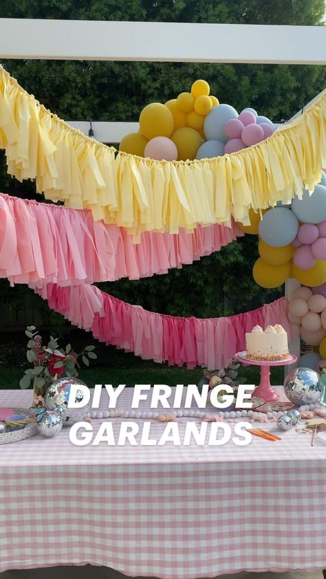 DIY FRINGE GARLANDS for party decor in 2022 | Diy party decorations, Birthday decorations, Birthday Diy Fringe, Anniversaire Diy, Christmas Tree Candy, Candy Land Christmas Decorations, Candy Land Christmas Tree, Christmas Float, Candy Land Christmas, Candy Land, Diy Party Decorations