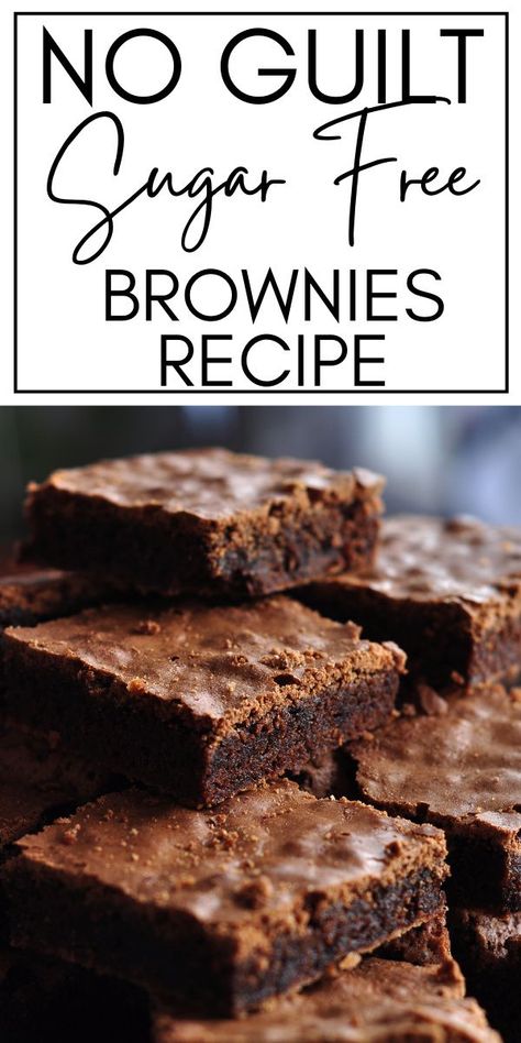 Fat Free Sugar Free Recipes, Healthy Stevia Desserts, Flourless Healthy Desserts, Brownies For Diabetics, Sugarfree Brownie Recipe, Heart Healthy Brownies, Sugar Free Brownies Easy, Diet Brownies Recipe, Brownies Recipe Homemade Healthy