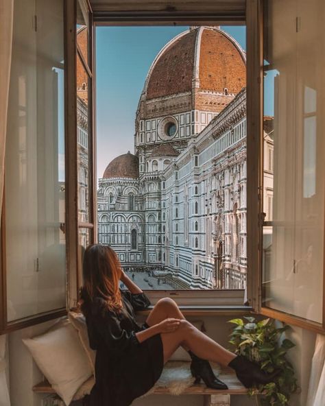 Florence Apartment, Italy Apartment, Simple Photo, Window View, Florence Italy, Travel Goals, Best Cities, Favorite City, The Studio