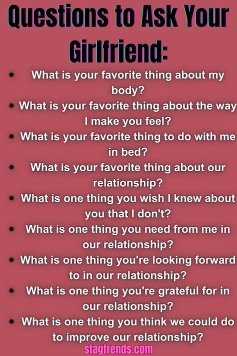 Questions To Ask Your Girlfriend Cute Things To Ask Your Girlfriend, Topics To Talk With Your Girlfriend, Questions For My Girlfriend, Things To Talk With Your Girlfriend, Questions To Ask Ur Girlfriend, Sweet Questions To Ask Your Girlfriend, Truth Questions For Girlfriend, Questions To Ask Your Girlfriend Deep, Questions To Ask Your Ex Girlfriend