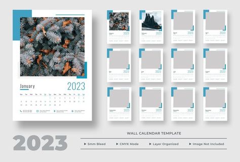 Premium PSD | 2023 wall calendar template design Wall Calender, Desk Calendar Template, Wall Calendar Design, Psd Template Free, Calendar Design, Studio Decor, Desk Calendars, Calendar Template, Wall Calendar