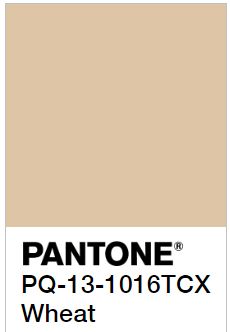 Wheat PANTONE Wheat Color Palette, Proso Millet, Year Board, Pantone Colors, Millet, Color Of The Year, Pantone Color, Mood Boards, The North Face Logo