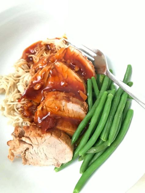 Instant Pot Asian Pork Tenderloin - Confessions of a Fit Foodie Instant Pot Asian Pork, Instant Pot Asian, Asian Pork Tenderloin, Confessions Of A Fit Foodie, Asian Pork, Instant Pot Pork, Fit Foodie, Tenderloin Recipes, 21 Day Fix Meals