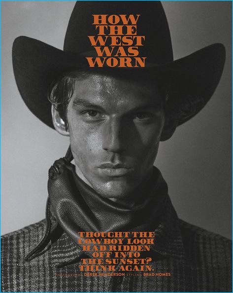 Miles Hurley embraces western style for a fashion editorial from GQ Australia. Gq Australia, Modern Cowboy, Cowboy Aesthetic, Fashion Cowboy Boots, Urban Cowboy, Western Look, Country Men, Baby Cowboy, Cowboy Style