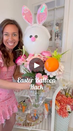 Love Diy Crafts, Fun Hacks, Shannon Doherty, Idea For Easter, Balloon Centerpiece, Balloon Centerpieces, Spring Party, Easter Centerpieces, Easter Cakes