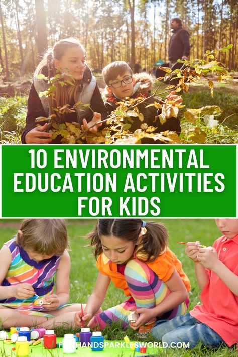 environmental education activities for kids Kids Environmental Activities, Sustainability Activities For Kids, Education Activities For Kids, Kids Events Ideas, Environmental Education Activities, Environment Activities, Environmental Activities, Dramatic Play Themes, Stem Ideas