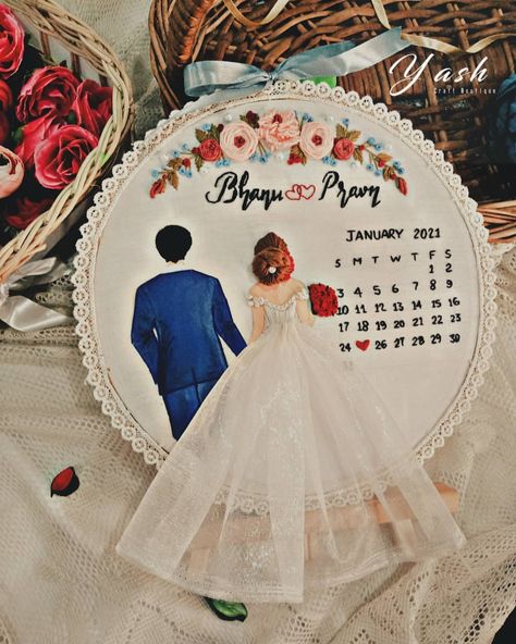 34 Likes, 3 Comments - anniversary wishes (@anniversary_wishes_official) on Instagram: “❤️Love 💖 Love Love Wishes Surprise ❤️#anniversarygifts #anniversarycelebration #anniversarydinner…” Wedding Embroidery Hoop, Embroidery Hoop Decor, Embroidery Hoop Art Diy, Wedding Hoop, Embroidery Hoop Wall, Embroidery Hoop Wall Art, Wedding Hands, Wedding Embroidery, Anniversary Wishes