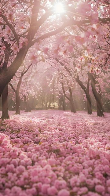 Cherry Blossom Inspiration Board, Sakura Flower Wallpaper Aesthetic, Pink Dreamy Aesthetic, Dreamy Pink Aesthetic, Cherry Blossom Mountain, Cherry Blossom Pictures, Pink Blossom Tree, Cherry Blooms, Cherry Blossom Japan