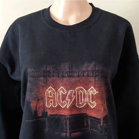 AC DC black crewneck sweater Black Crewneck, April 20, The Model, Ac Dc, Crewneck Sweater, Crew Neck Sweater, Sweater Sizes, Crew Neck, Shop My