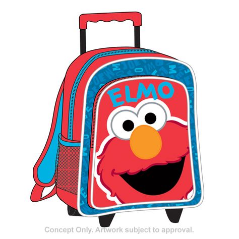 Elmo Trolley Backpack Sesame Street, Backpacks