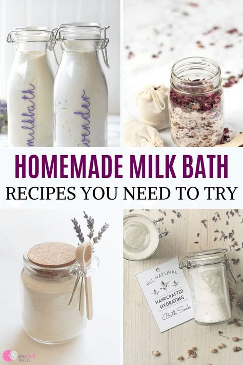 Milk Bath Recipes, Diy Milk Bath, Milk Bath Recipe, Bath Soak Recipe, Homemade Milk, Relaxing Essential Oils, Bath Recipes, Diy Skin Care Recipes, Homemade Diy