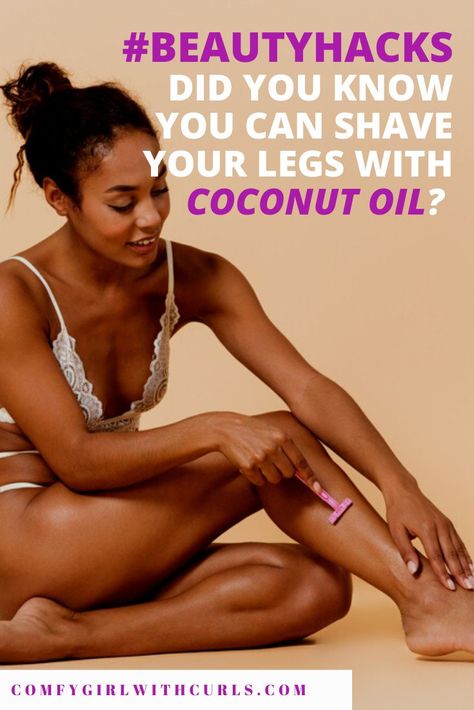 Coconut oil makes an excellent shaving cream alternative. It's natural, it's healthy, and it's affordable. Plus, it has a host of benefits for your skin. Coconut Oil Shaving, Silky Legs, Diy Coconut Oil, Coconut Oil Skin Care, Diy Hack, Black Skin Care, Shave Cream, Black Bloggers, Benefits Of Coconut Oil