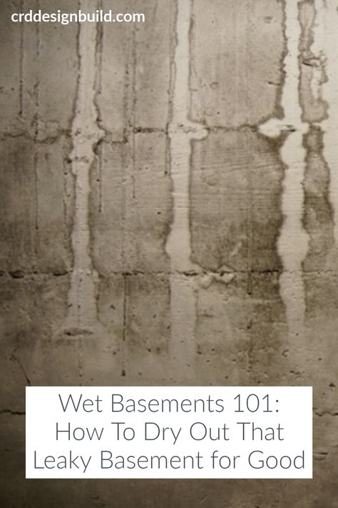 Dry Lock Basement Walls, How To Fix Crumbling Basement Walls, Seal Basement Walls, Seal Basement Floor, Wet Basement Solutions, Basement Subfloor, Half Wall Ideas, Leaky Basement, Leaking Basement