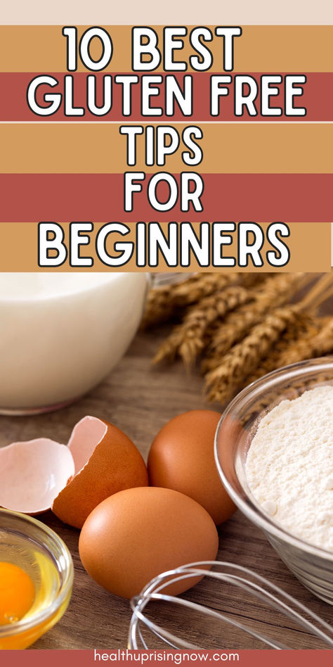 Baking ingredients including gluten free flour How To Go Gluten Free Tips, Becoming Gluten Free, Gluten Free Simple Recipes, Eating Gluten Free How To Start, Gluten Ingredients List, How To Quit Gluten, My Gluten Free Kitchen, Living With Celiac, Gluten Free Starter Guide