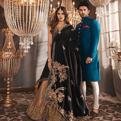 Sadaf Fawad Khan, Sanam Saeed, Fawad Khan, Desi Wedding Dresses, Indian Men Fashion, Pakistani Wedding Outfits, Desi Clothes, Pakistani Bridal Dresses, Pakistani Bridal Wear