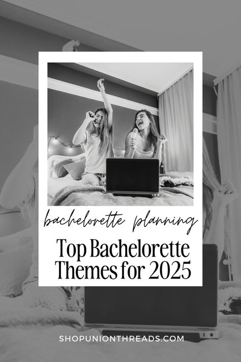 unique bachelorette theme ideas Wild Bachelorette Theme, Chic Bachelorette Themes, Chill Bachelorette Party Themes, Chill Bachelorette Weekend, 2025 Bachelorette Themes, Houston Bachelorette Party, Bachelorette Theme Ideas Creative, Bachlerotte Theme Ideas, Themed Bachelorette Party Ideas Creative