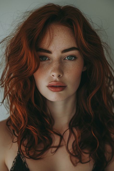 Dark Red Hair Color Ideas, Red Hair Green Eyes, Dark Red Hair Color, Red Hair Color Ideas, Red Hair Inspiration, I Love Redheads, Sophisticated Hairstyles, European Elegance, Red Haired Beauty