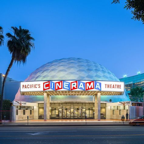 Cinerama Dome by Welton Becket & Associates on our new Concrete Los Angeles Map. Available to purchase from our online shop at… Los Angeles Architecture, Los Angeles Map, Googie Architecture, Huntington Park, Concrete Architecture, Innovative Architecture, Modern Architects, Long Beach California, Vintage Los Angeles