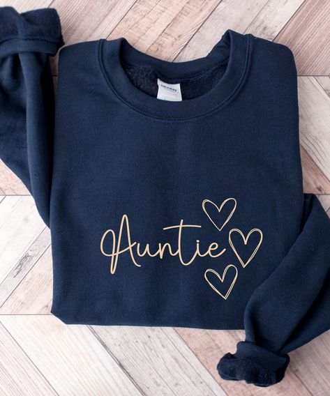 Auntie Sweatshirt, Aunt Sweatshirt, New Auntie, Auntie Gifts, Auntie Announcement, New Aunt Gift, Aunt Birthday Gift, Cool Auntie Sweater Auntie Sweater, Auntie Announcement, Auntie Sweatshirt, Aunt Sweatshirt, Aunt Birthday Gift, Aunt Birthday, New Aunt, Auntie Gifts, Cute Sweater