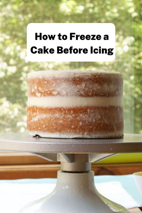 Freeze Cake, Pita Pockets, Cake Liner, Cake Hacks, Cake Frosting Recipe, Cake Decorating For Beginners, Easy Cake Decorating, Cake Fillings, Frozen Cake