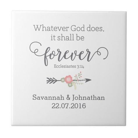 A beautiful and modern design quoting from Ecclesiastes perfect for a wedding or anniversary gift. Bible Verse For Wedding, Christian Wedding Invitation Wording, Wedding Scripture, Christian Wedding Cards, Gods Grace Quotes, Wedding Wishes Quotes, Wedding Card Quotes, Christian Wedding Invitations, Art Wedding Gift