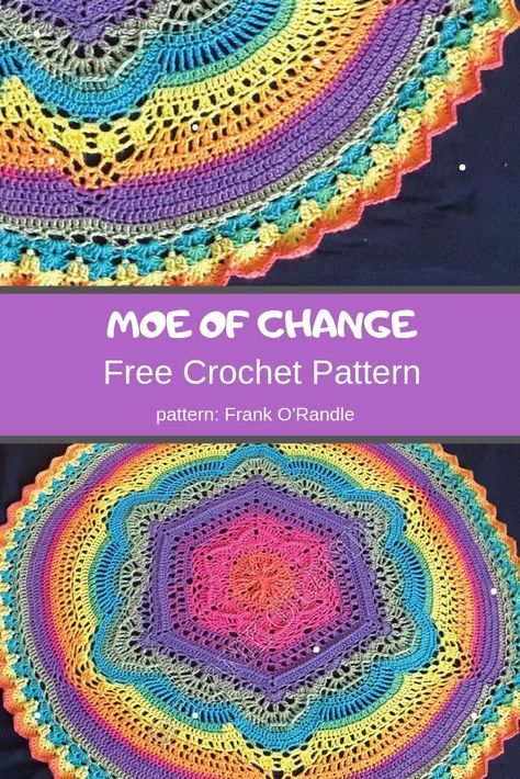 Moe of Change Baby Crochet Pattern | MyCrochetPattern Baby Blanket Free Crochet Pattern, Crochet Geek, Knit Projects, Easy Crochet Patterns Free, Crochet Mandala Pattern, Baby Blanket Knitting Pattern, Afghan Crochet, Manta Crochet, Haken Baby